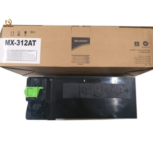 Hộp mực máy photocopy Sharp MX-312AT chất lượng cao cho bản in sắc nét, bền màu.