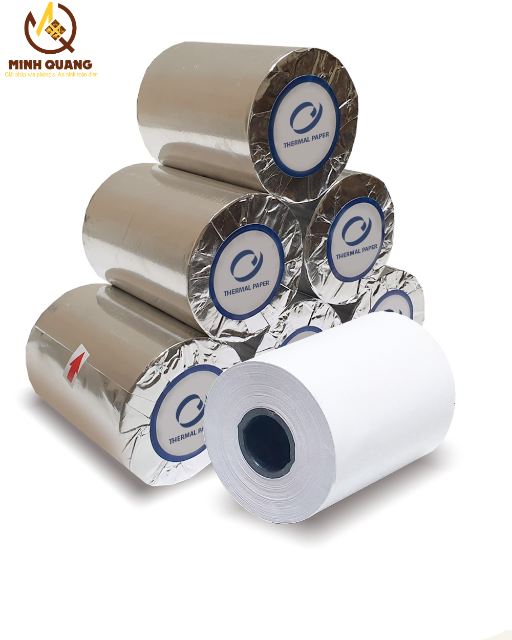 Giấy in bill khổ 80x45 in nhiệt rõ nét, chất lượng cao, phù hợp máy in hóa đơn tại cửa hàng, quán café, siêu thị.