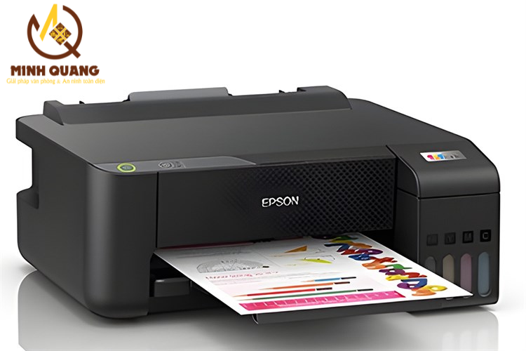 Máy In Màu Epson L1210 chính hãng – in phun màu sắc nét, tiết kiệm mực, nhỏ gọn cho gia đình và văn phòng, mua tại Shopee giá tốt.