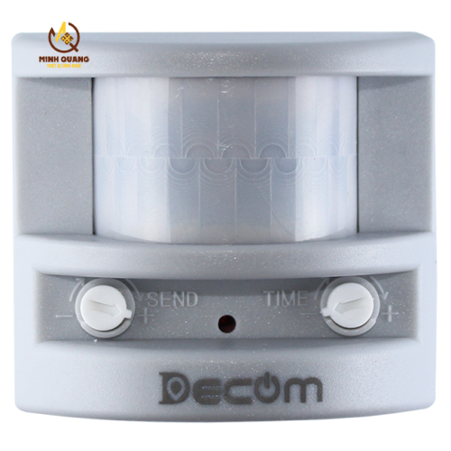 Thiết bị báo trộm hồng ngoại DECOM HT1A chính hãng, cảm biến chuyển động, báo động 105dB
