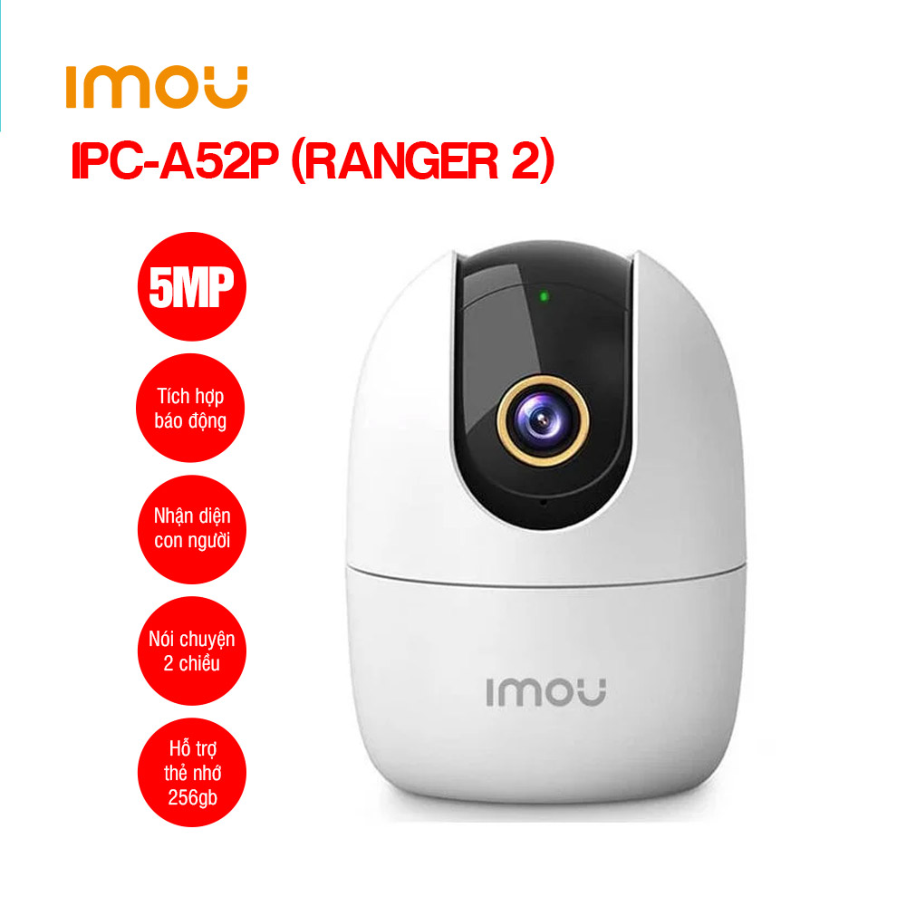 camera wifi imou a52p 5mp quay quét 360 độ hình ảnh siêu nét