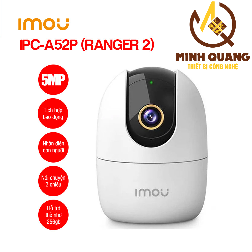 camera wifi imou a52p 5mp quay quét 360 độ hình ảnh siêu nét.