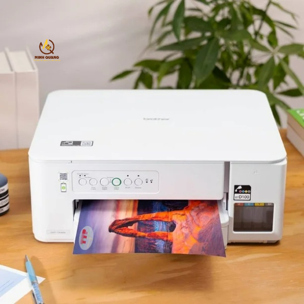 Máy in màu Brother DCP-T436W chính hãng – in không dây Wi-Fi, tiết kiệm mực, đa năng 3 trong 1.