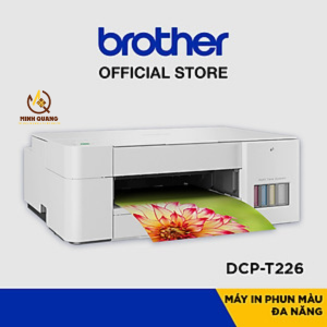 Máy in màu Brother DCP-T226 chính hãng – in nhanh, tiết kiệm mực, chất lượng sắc nét.
