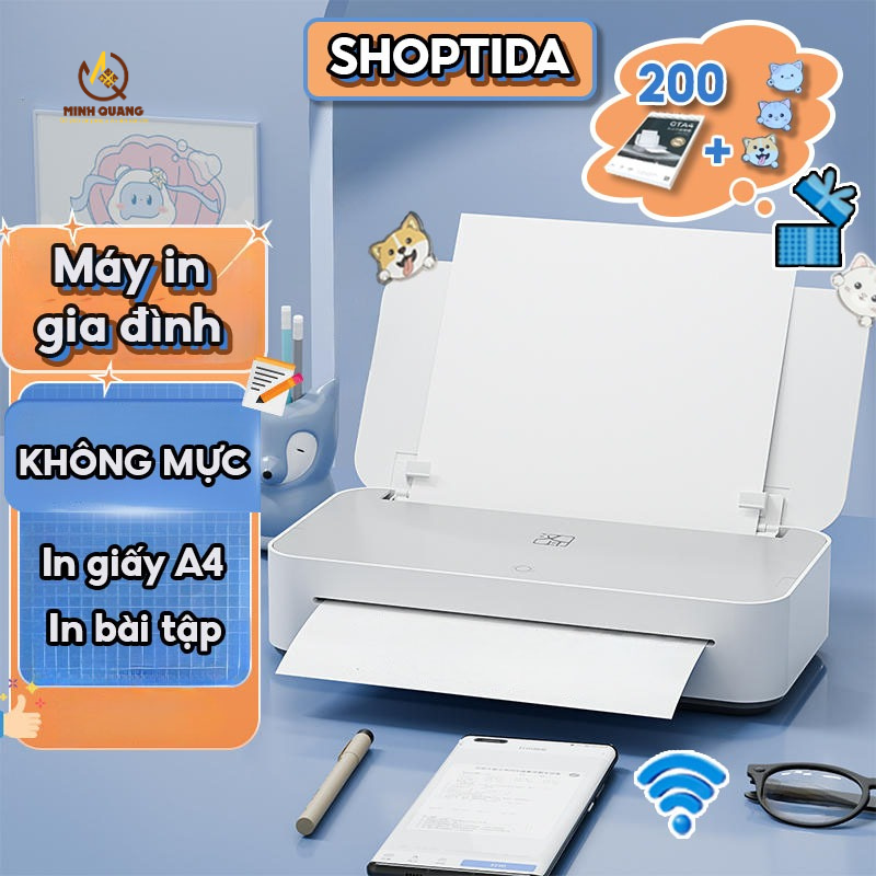 Máy in nhiệt HPRT GT1 nhỏ gọn, in nhãn đơn hàng Shopee nhanh chóng không cần mực.