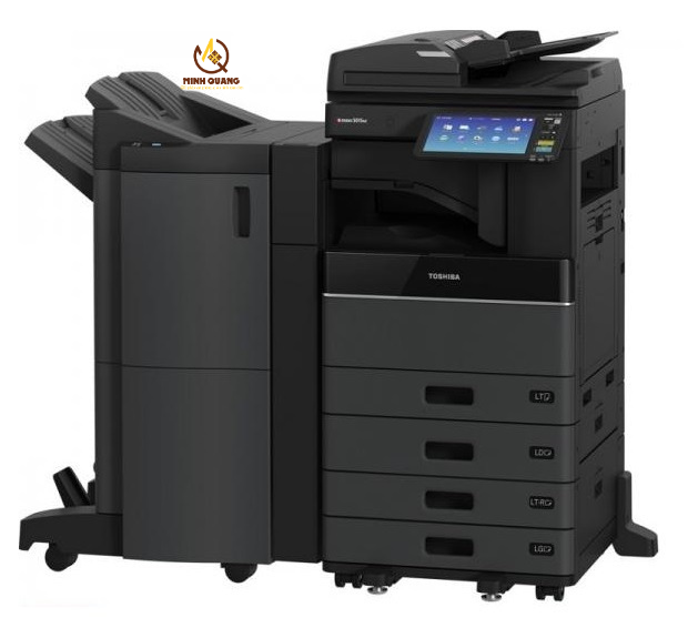 Máy photocopy màu Toshiba e-Studio 4515AC với màn hình cảm ứng 10.1 inch, tốc độ 45 trang/phút, in màu sắc nét, phù hợp văn phòng vừa và lớn.